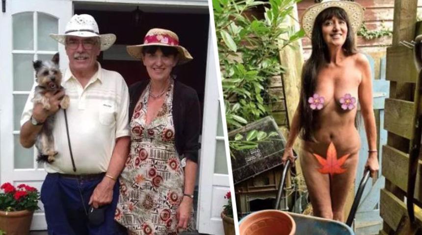 50 yıldır bunu yapıyor! &Ccedil;ırıl&ccedil;ıplak bah&ccedil;ede...