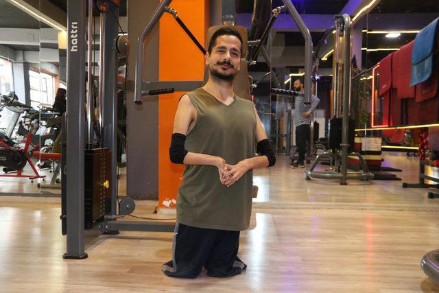 Hastalığı ve kesilen bacaklarına rağmen hayata sporla tutundu 2