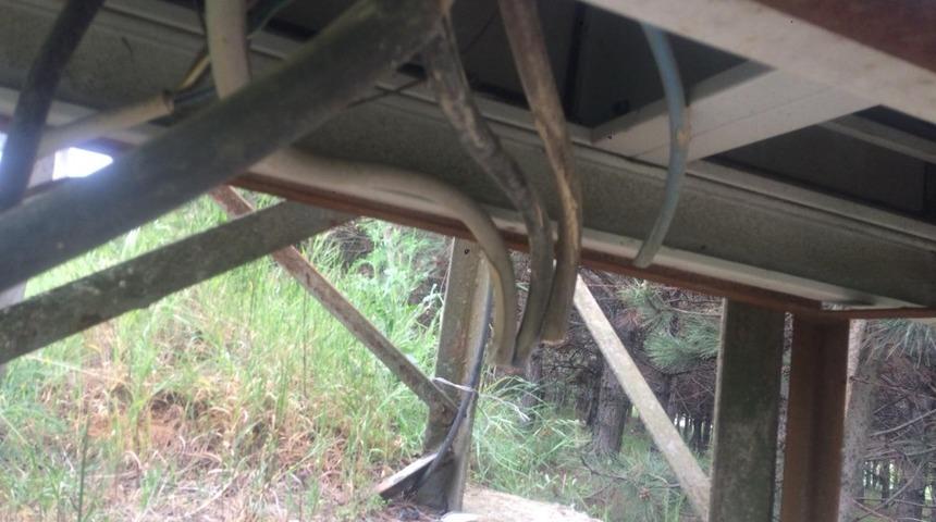 Trafo kablolarını &ccedil;aldılar