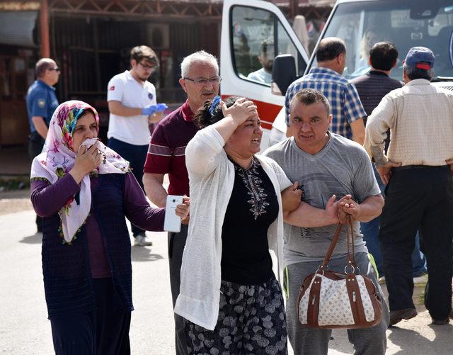 Evi yanarken, sinir krizi geçirdi