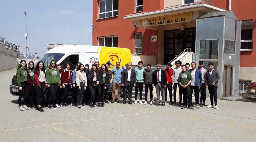 İki okul arasında g&ouml;n&uuml;l k&ouml;pr&uuml;s&uuml; kurdular