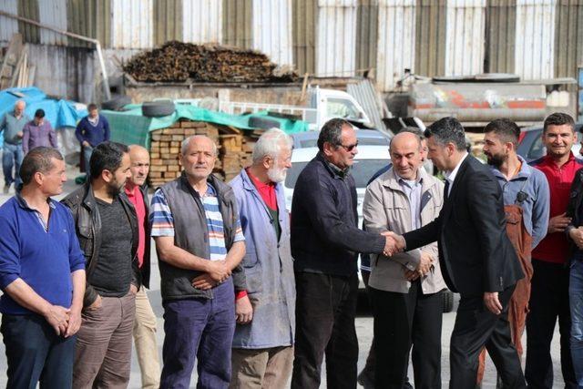 Başkan Köse esnaf duasında esnaflarla bir araya geldi