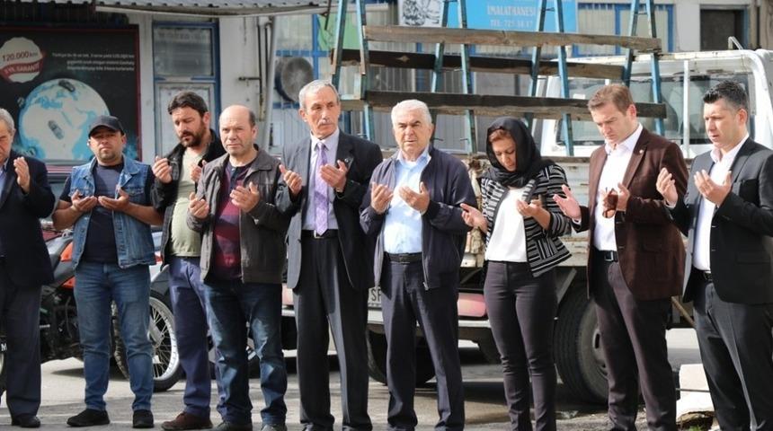 Başkan K&ouml;se esnaf duasında esnaflarla bir araya geldi