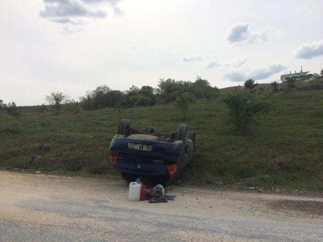 Bilecik’te trafik kazası, 2 yaralı