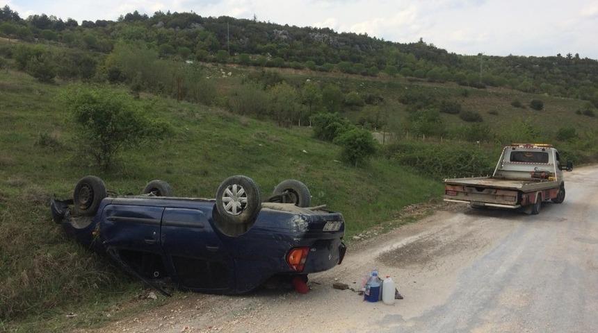 Bilecik&rsquo;te trafik kazası, 2 yaralı