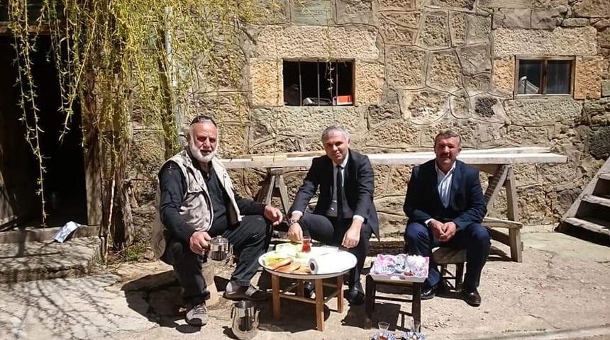 Kaymakam Akın, m&uuml;ze haline getirilen evi gezdi