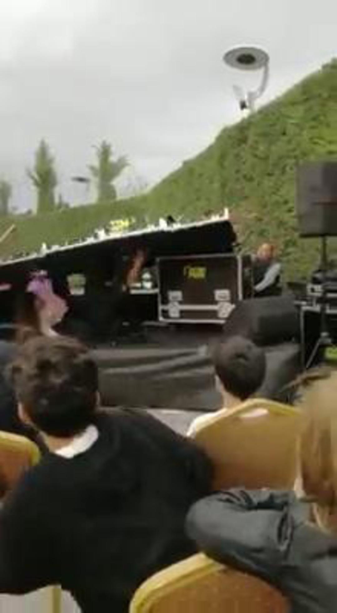  2 kişinin yaralandığı 'yaza merhaba' partisindeki sahne b&ouml;yle devrildi