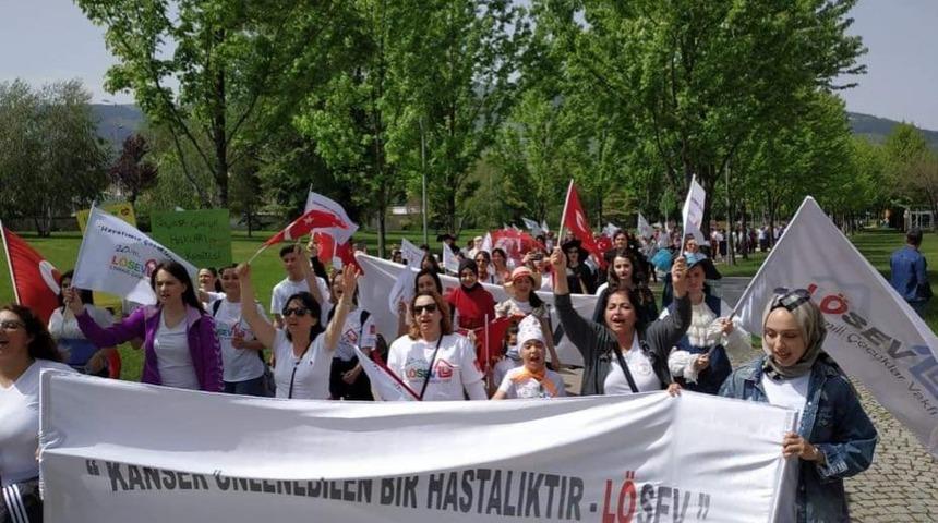 Bursa&rsquo;da L&Ouml;SEV&rsquo;den sağlıklı yaşam y&uuml;r&uuml;y&uuml;ş&uuml;