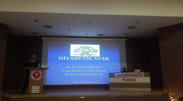 Bozok Üniversitesi’nde ‘Diyabet’ anlatıldı