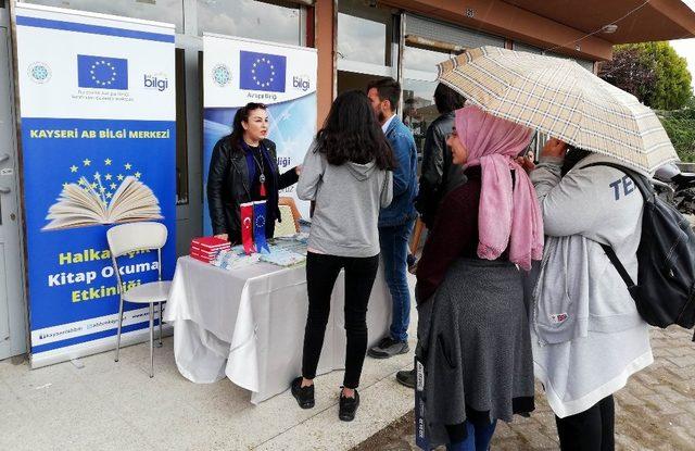 Kayseri AB Bilgi Merkezi’nden kitap okuma etkinliği