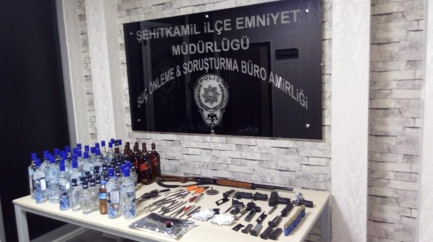 Gaziantep&rsquo;te ka&ccedil;ak i&ccedil;ki operasyonu