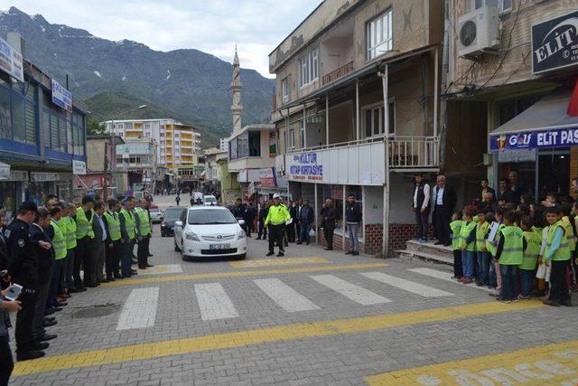 Sason’da Trafik Haftası etkinliği