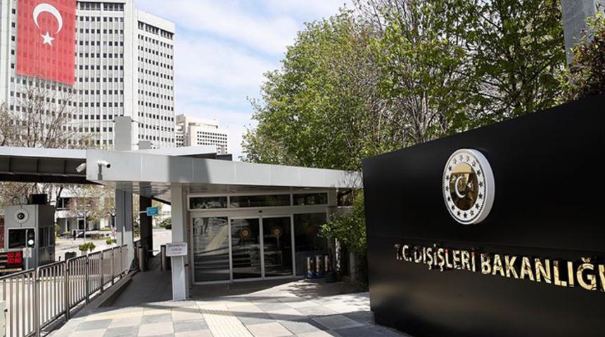 Dışişleri Bakanlığı,Ermeni teröristin cenazesinin kalıntılarının Erivan'da gömülmesini kınadı