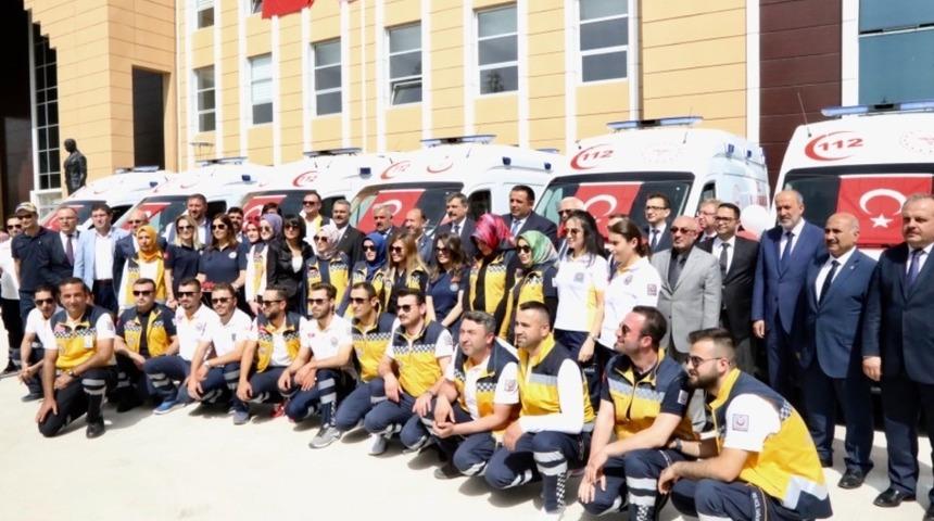 Sağlık Bakanlığından &Ccedil;orum&rsquo;a 10 ambulans