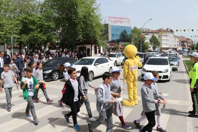 Safranbolu’da emniyet kemerinin önemi simülasyon ile anlatıldı