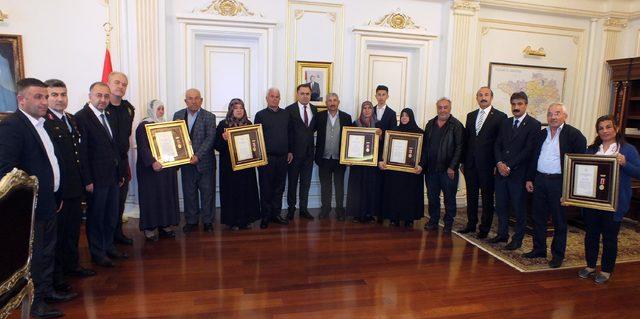 Yozgat’ta şehit yakınlarına Devlet Övünç Madalyası verildi