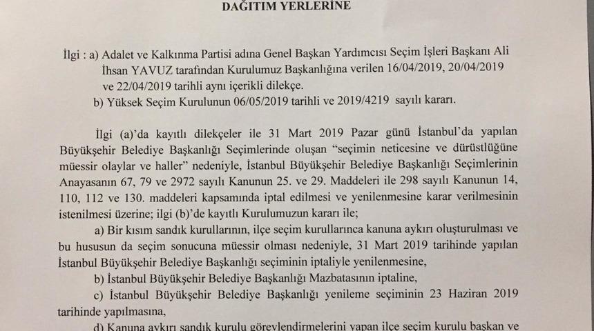YSK, İstanbul'da se&ccedil;imin yenilenmesine karar verdi (3)