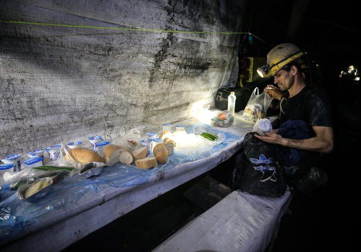 Yerin 350 metre altında ilk iftar G2