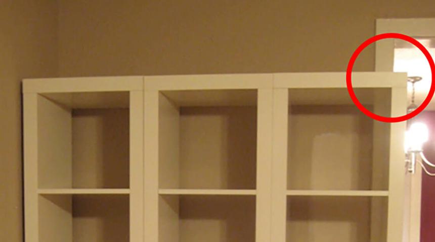 Aldığı &uuml;nite duvara sığmayınca bakın ne yaptı!