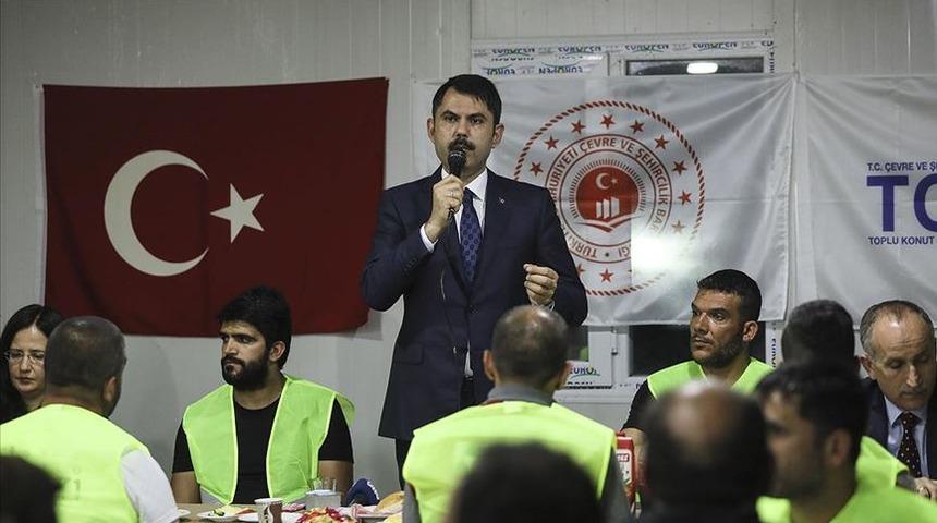  Çevre ve Şehircilik Bakanı Kurum: 50 bin konut için 636 bin talep geldi