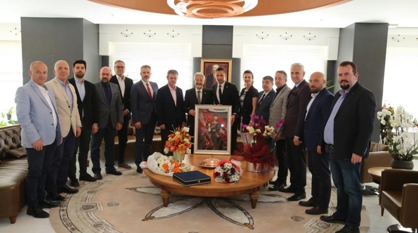 RUMELİSİAD&rsquo;dan Başkan Erdem&rsquo;e ziyaret