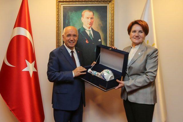 Fethi Yaşar’dan Akşener’e teşekkür ziyareti