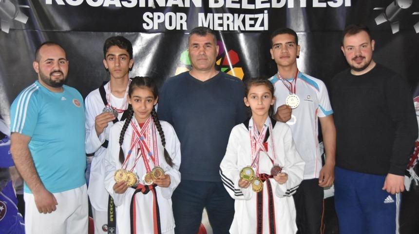 Kocasinan&rsquo;da şampiyon sporcular yetişiyor