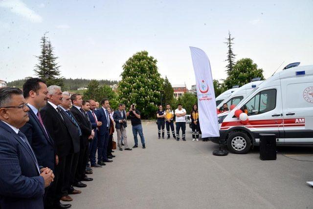 Bilecik’te ambulans teslim töreni yapıldı