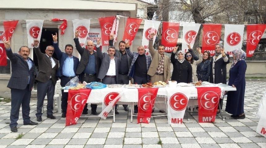 MHP&rsquo;den yardım kermesi