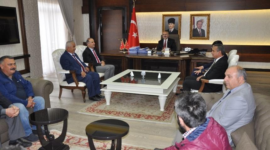 Başkan Kaya&rsquo;dan Vali K&ouml;şger&rsquo;e ziyaret