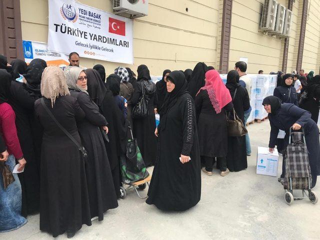 Yedi Başak’tan ihtiyaç sahibi 500 aileye ramazan kolisi