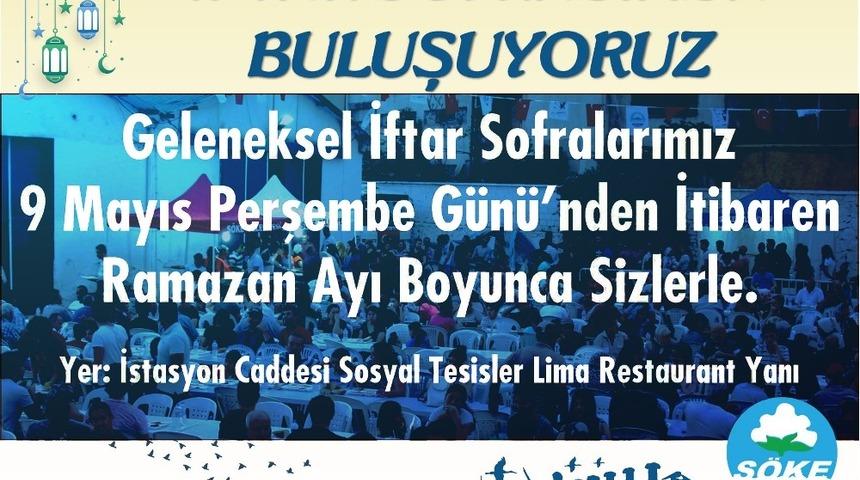 S&ouml;ke Belediyesi iftar sofrasına bekliyor