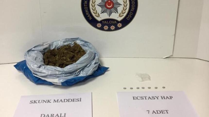 Yalova polisinden uyuşturucu operasyonu