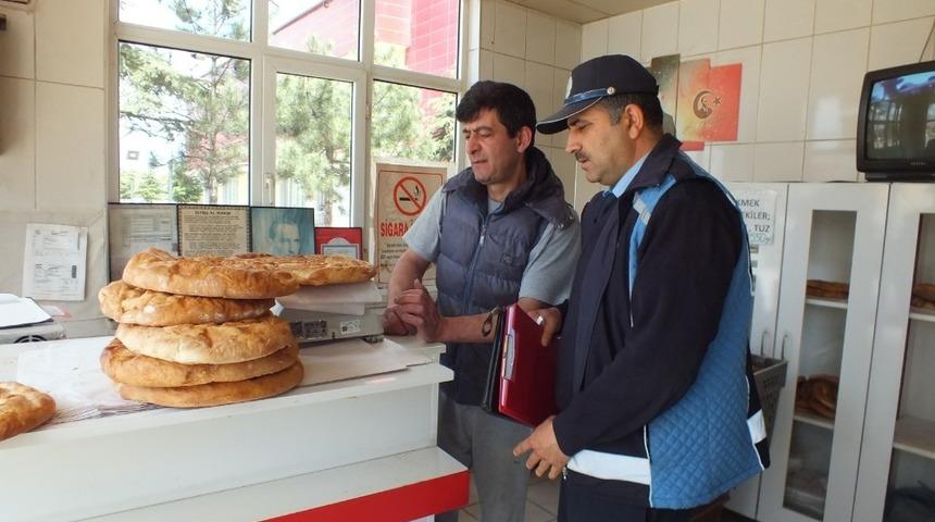 Pazaryeri&rsquo;nde fırınlarda gramaj denetimi yapıldı