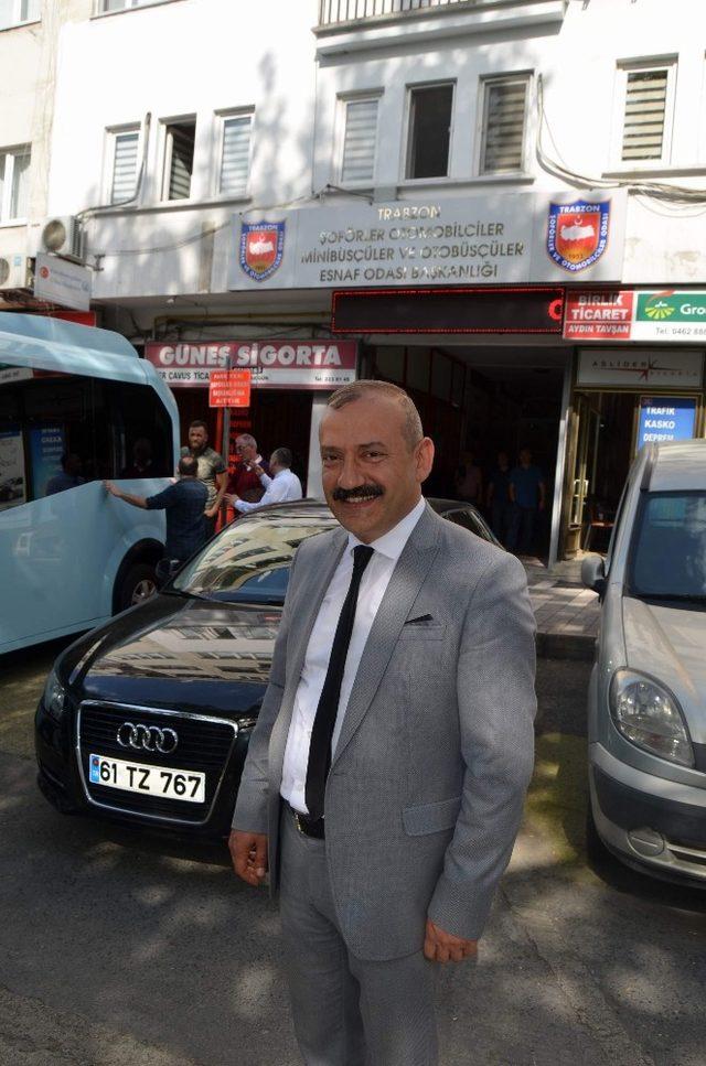 Trabzon’da yeni tip dolmuşlar şoförler esnafının incelemesine sunuldu