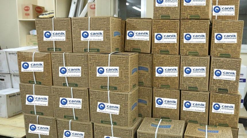 Canik&rsquo;te sosyal yardım seferberliği