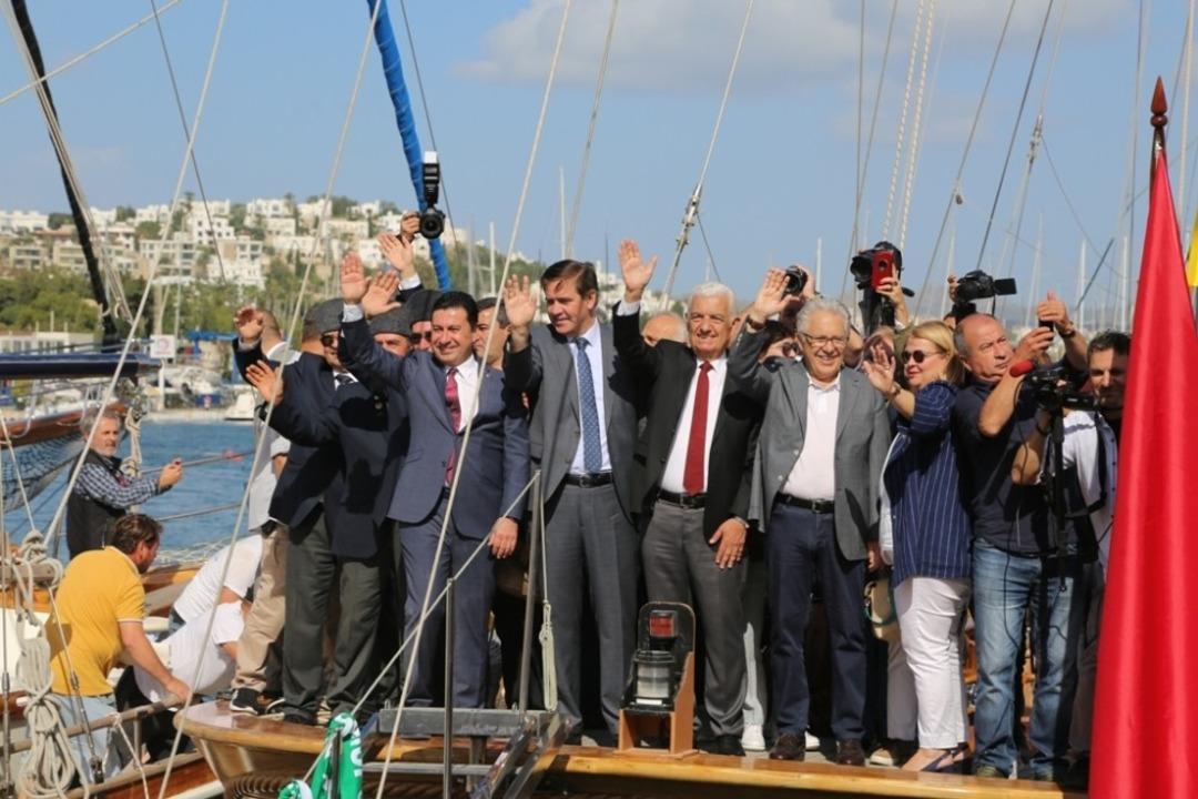 Bodrum&rsquo;dan coşkuyla Samsun&rsquo;a uğurlandı