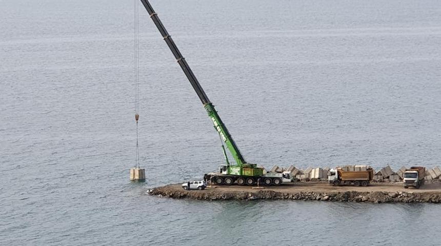 Denizkonak Balık&ccedil;ı Barınağı&rsquo;nda, y&uuml;zde 70 fiziki ger&ccedil;ekleşme tamamlandı