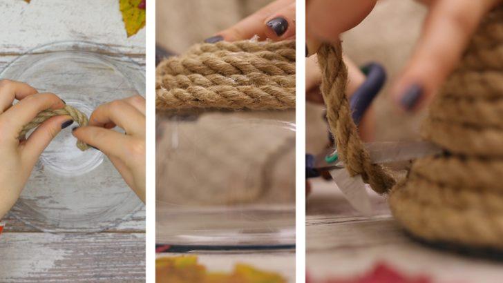 Halattan Dekoratif Kase Yapımı