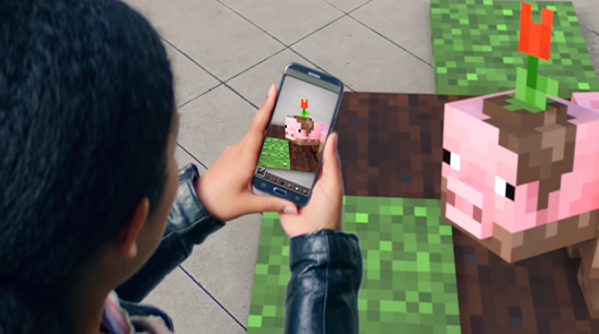 Microsoft bir Minecraft AR oyunu üzerinde çalışıyor!