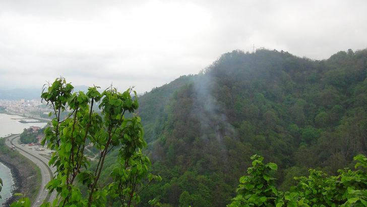 Giresun'da örtü yangını! 9 dönümlük alan cayır cayır böyle yandı G4