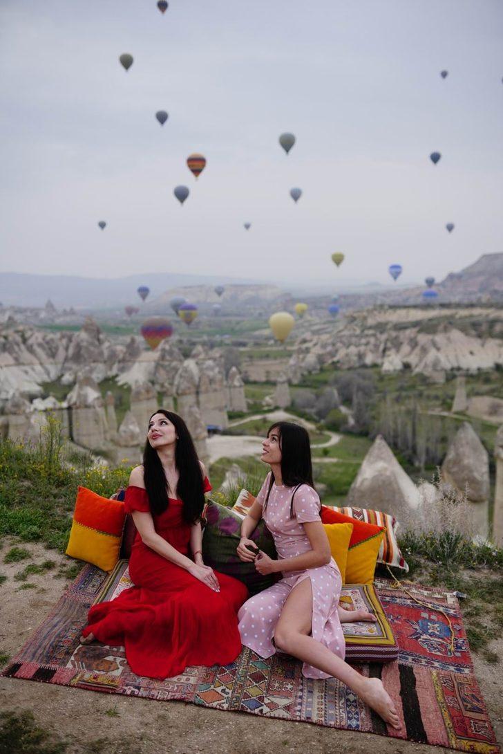 Kapadokya Rusların fotoğraf mekanı oldu G5