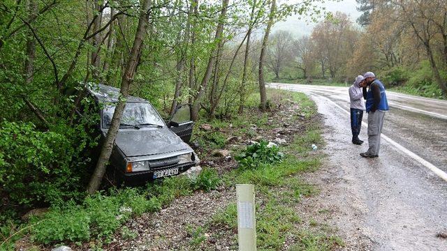 (Özel) Kazadan sonra saatlerce aracın koltuğundan kalkamadı