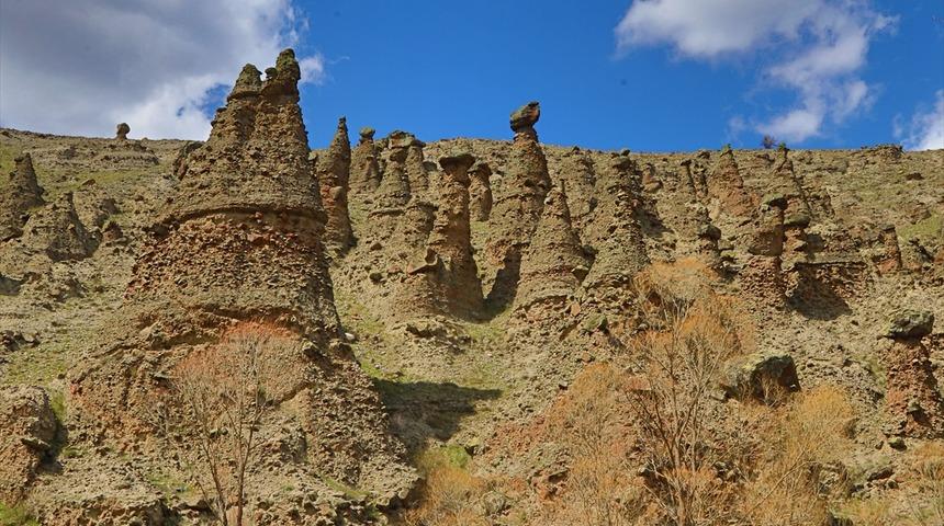 Çankırı'nın 'peribacaları' ziyaretçilerini bekliyor