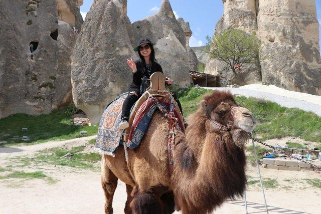 Kapadokya bölgesini Nisan ayında 360 bin 46 turist ziyaret etti