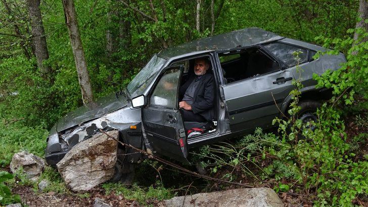 Saatlerce aracın koltuğundan kalkamadı G1