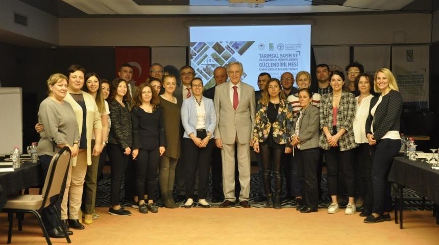 Tarımsal Yayım ve Danışmanlık Hizmetlerinin G&uuml;&ccedil;lendirilmesi Projesi kapsamında toplanıldı