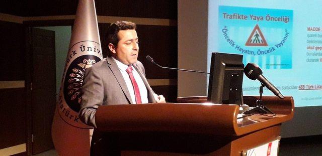 Erzurum’da “Yaya Öncelikli Trafik Güvenliği” semineri