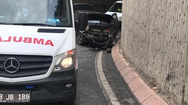 Kayseri’de trafik kazası: 1 yaralı