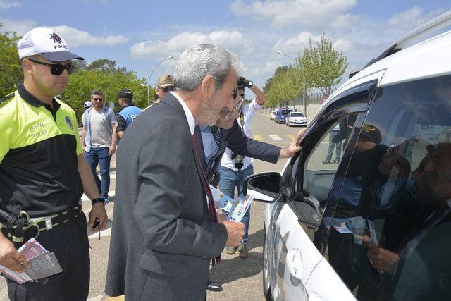 Siverek’te Trafik Haftası’nda ‘öncelik yayanın’ etkinliği